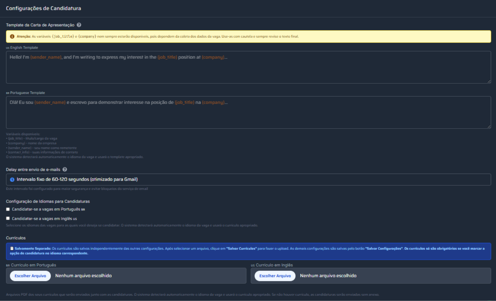 Automatic Search Form - Step Three Screen